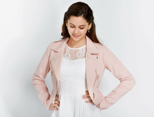 Bridal jacket lace - lace, jeans