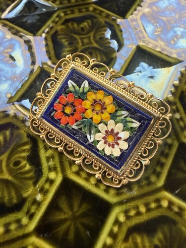 Vintage italian micro - vintage, mosaic
