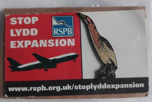 Rspb pin badge bittern - rspb, a