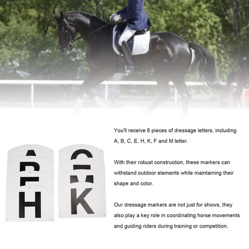 8pcs dressage letters wall - dressage,
