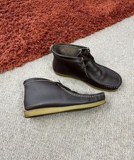 Nicholas Deakin Boots Size 10 Brown Leather Moccasin Shoes Authentic Mint