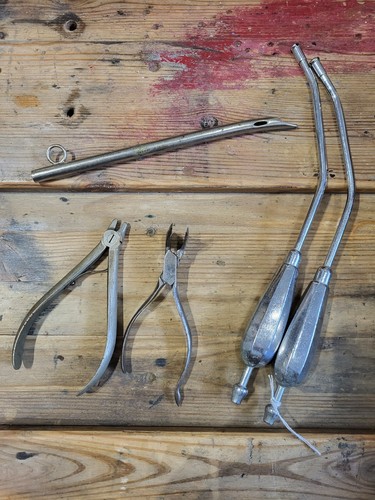 Vintage medical surgical tools - medical,