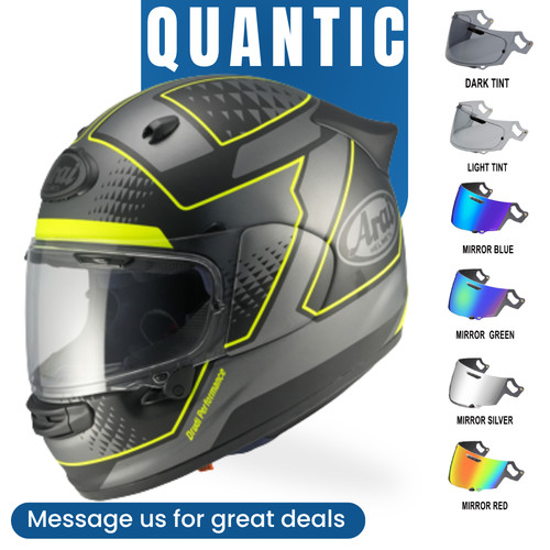 Arai quantic giu - giu, yellow