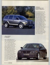2003 Vtg Car Print Ad Dodge