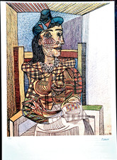Pablo Picasso - Portrait of Dora Maar 70x50 cm Limited Edition of 15/200
