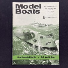 Vintage Sept 1968 Model Boats