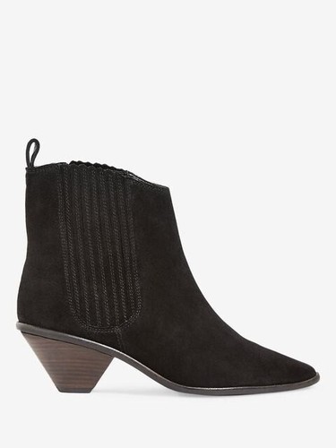 Jigsaw camila black - black, suede