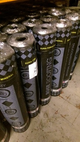 Black mineral felt - black, on