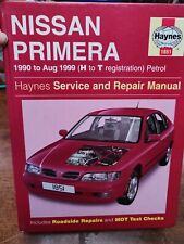 Nissan Primera 1990-1999 Haynes Workshop Manual. H To T Reg, Hardback Book.