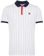 Fila Bjorn Borg BB1 Polo - Iconic Tennis Shirt - 100% Cotton - White