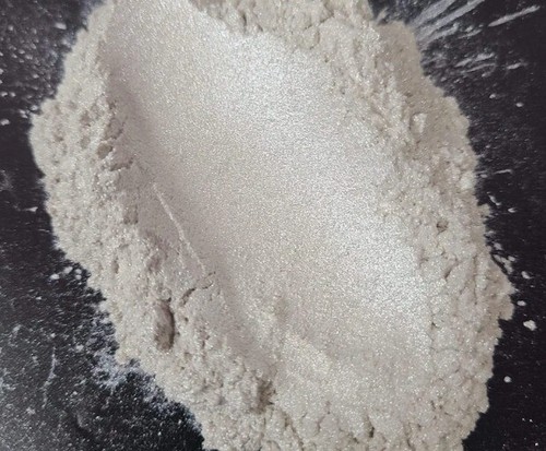 Natural silver white mica - silver,