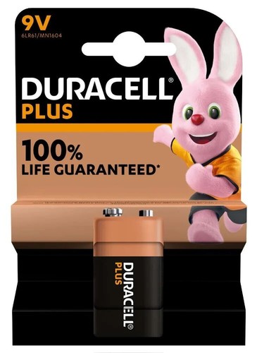 Duracell plus power 6lr61 - 9v,
