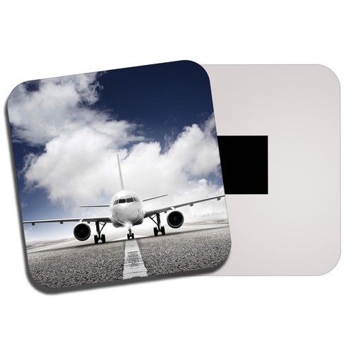 Private jet fridge magnet - magnet,