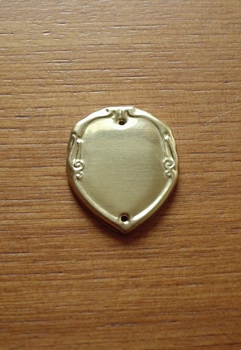 Gold blank for engraving - blank,