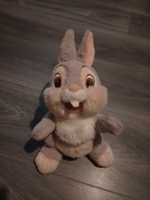 Official DISNEYLAND PARIS VINTAGE THUMPER PLUSH SOFT TOY 12" VGC  CONDITION