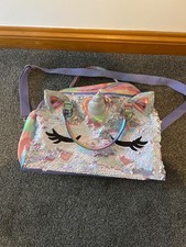 Smiggle bag  - unicorn sequin 