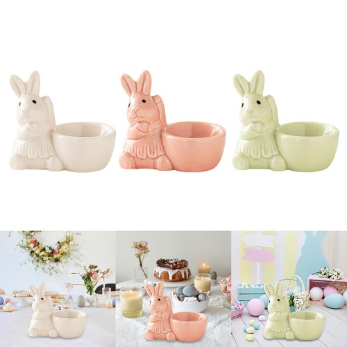 Ceramic egg cup - egg, tray