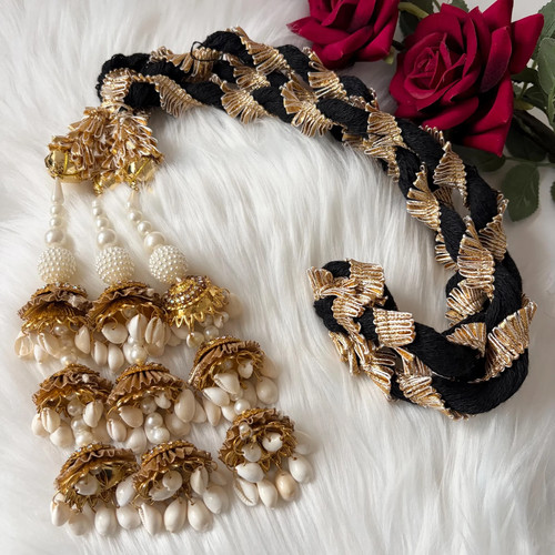 Indian hair accessory gold - indian,