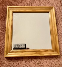 Richmond Float Glass Wooden Square Mirror