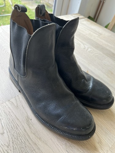 Tuffa jodphur black leather - black,