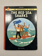 Rare Hergé The Adventures Of Tintin The Red Sea Sharks Mathuen 1960 1st Edition