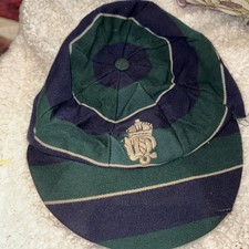 Vintage Cricket Cap With Crest