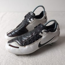 2007 Nike Total 90’s Laser | RARE | White Black Studs Junior - Adult Size Uk 5 