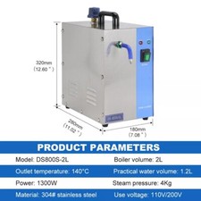 Electric Cleaning Polishing Equipment Stainless Jewelry Steam Cleaner Gem Washer