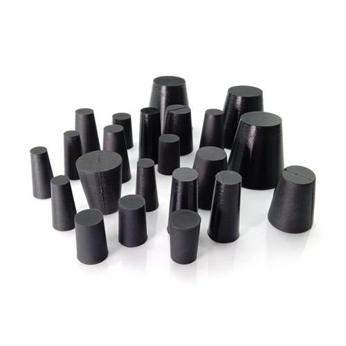 Conical rubber stopper - rubber,
