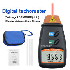 Digital Laser Rev Counter Meter Non-contact Tachometer Counter Tool DT2234C