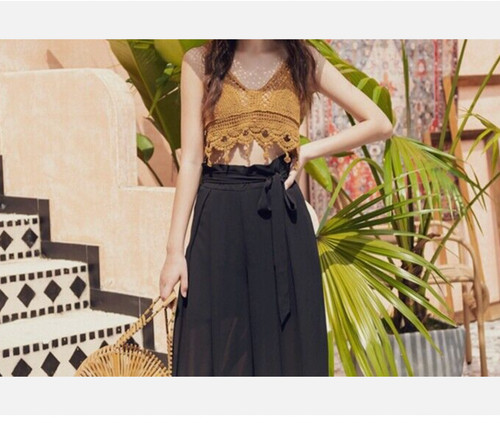 Handmade bohemian boho yellow - handmade,