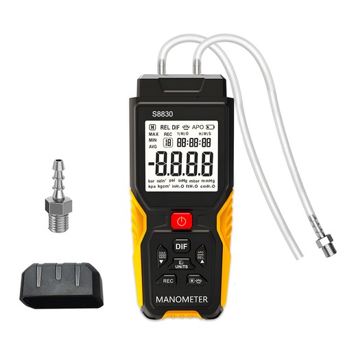 Lcd digital manometer dual - digital,