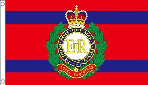 Royal engineers corps flag - corps, 5'