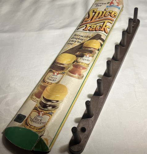 Vintage jar spice - 7-jar, rack