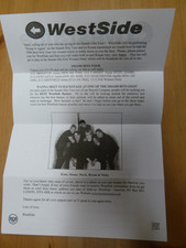 Westlife / Westside Fan Club Letter From 1998, Before They Were Westlife.