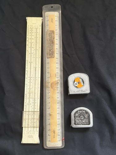 Vintage tape measures and - 2x,