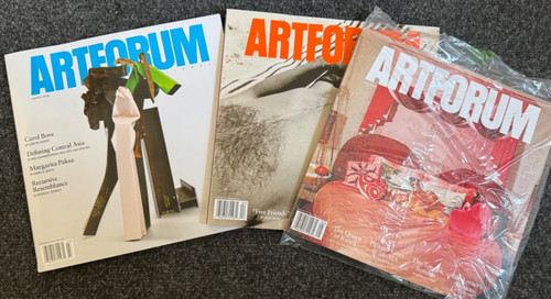Artforum 2026 magazines bundle - magazines,