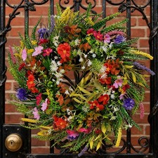 Spring Summer Wreath Plastic