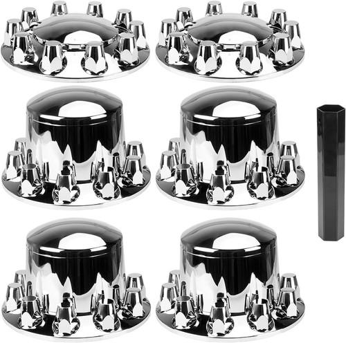 Front rear chrome dome - chrome, hub