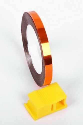 Chrome orange 6mm - wide, wheel