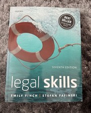 Legal Skills 7th Edition by Emily Finch & Stefan Fafinski Book