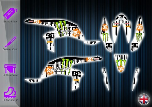Kawasaki kfx450 stickers - kawasaki,