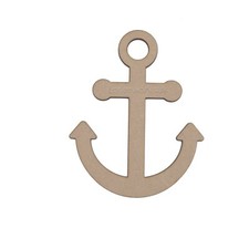 Ship Boat Wooden Mdf Anchor
