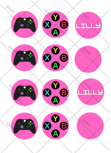 Pre cut circle - x,
