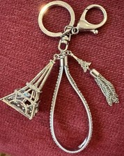 Eiffel Tower Bag Charm Key
