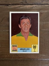 world cup 1970 panini mexico 70 - red/black original - Amarildo