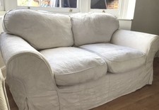 2 Seater Cream Habitat Sofa