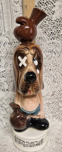 Liquor decanter hound - liquor,