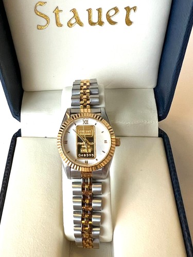 Stauer 24k gold ingot watch - 24k,