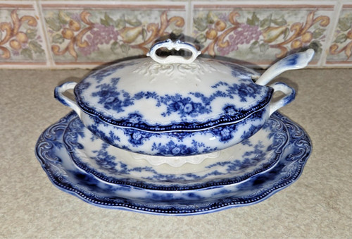 Antique flow blue - antique, sauce